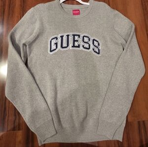 GUESS Men's Crewneck Sweater in Gray